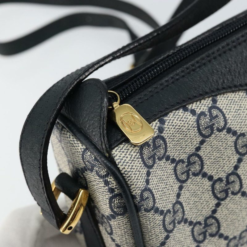 【日本直送】GUCCI GG Supreme Sherry Line 手提包 PVC 海軍藍 金色 紅色 89 02 018 正品 148804-14