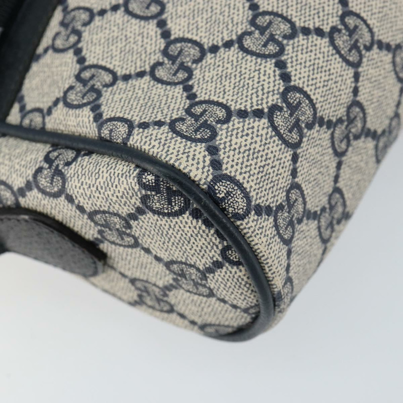 【日本直送】GUCCI GG Supreme Sherry Line 手提包 PVC 海軍藍 金 紅 378 02 004 正品 148802-10