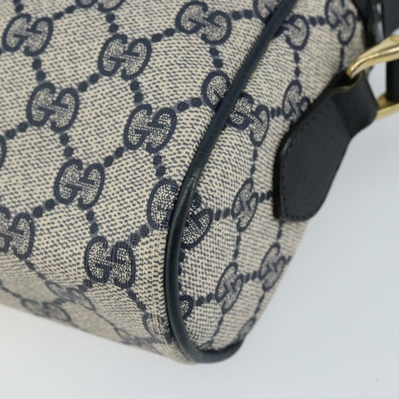 【日本直送】GUCCI GG Supreme Sherry Line 手提包 PVC 海軍藍 金 紅 378 02 004 正品 148802-11