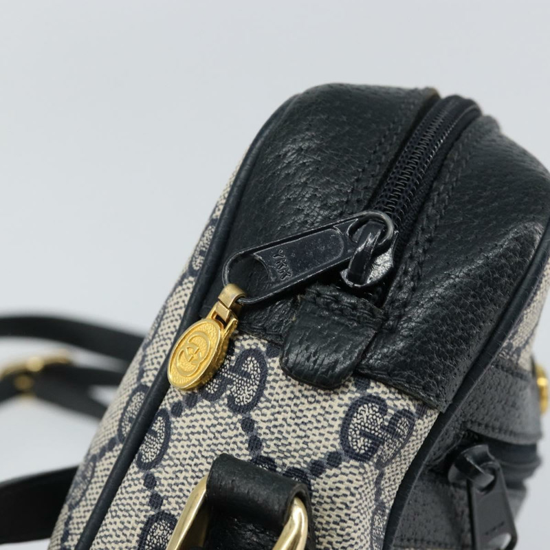 【日本直送】GUCCI GG Supreme Sherry Line 手提包 PVC 海軍藍 金 紅 378 02 004 正品 148802-14