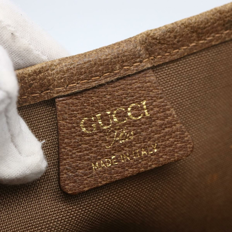 【日本直送】GUCCI GG Plus Supreme Web Sherry Line 手提包 PVC 米色 紅色 綠色 正品 148852-14