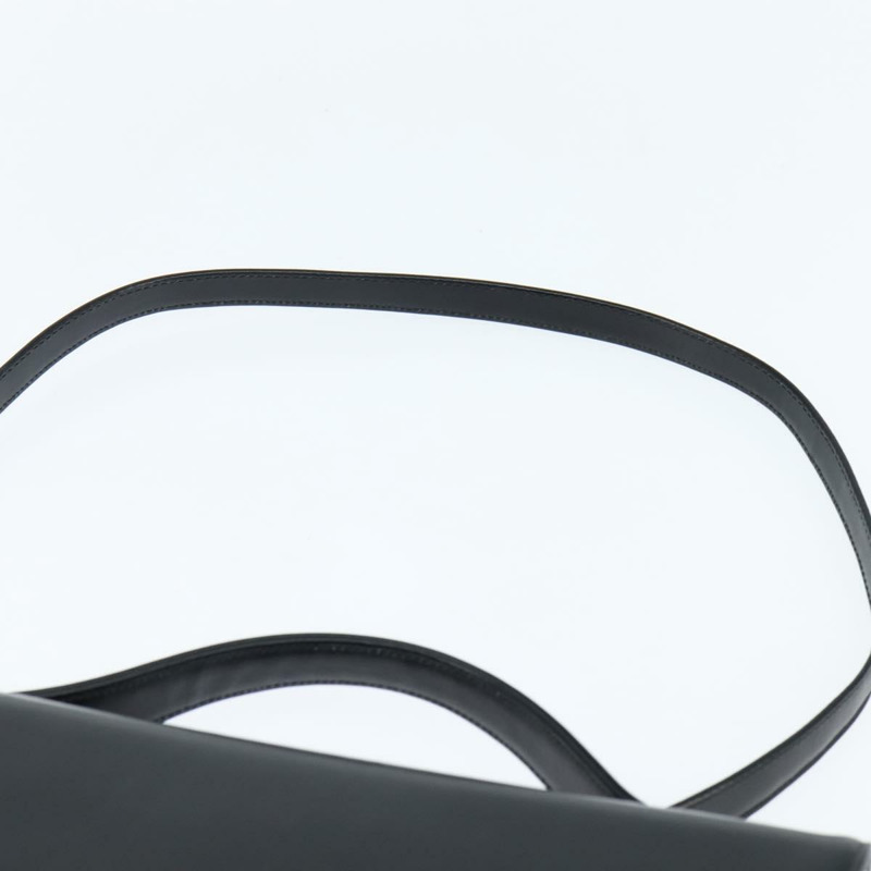 【日本直送】Christian Dior 手提包 小牛皮 2way 黑色 金色 Auth 150418-9