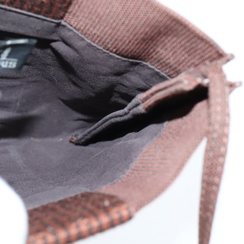 【日本直送】愛馬仕 Pochette Her Line MM 單肩帆布包,棕色,正品 150447-15