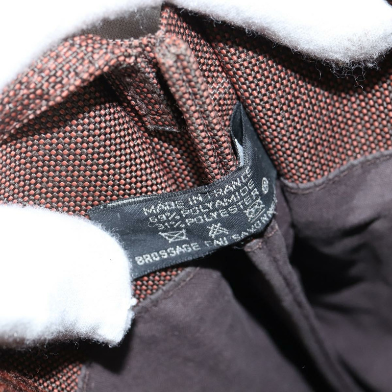 【日本直送】愛馬仕 Pochette Her Line MM 單肩帆布包,棕色,正品 150447-17