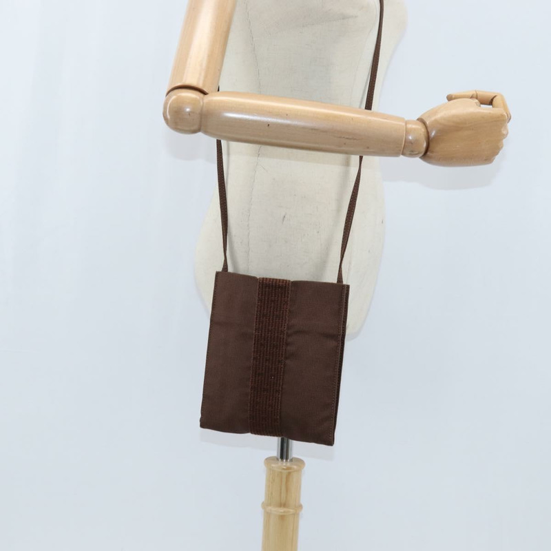 【日本直送】愛馬仕 Pochette Her Line MM 單肩帆布包,棕色,正品 150447-19