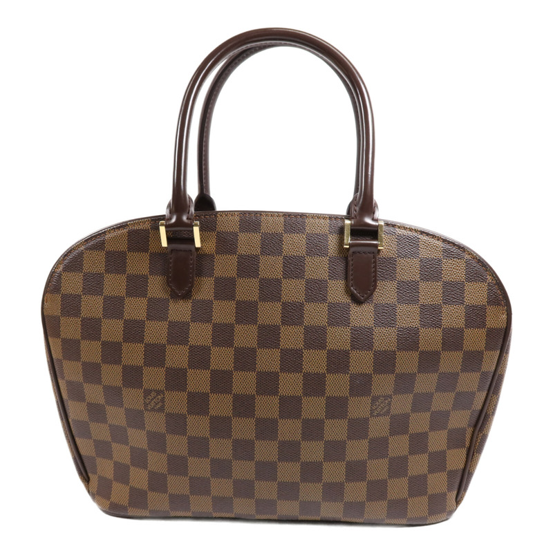LOUIS VUITTON Damier Ebene Sarria Horizontal金扣手挽袋-0