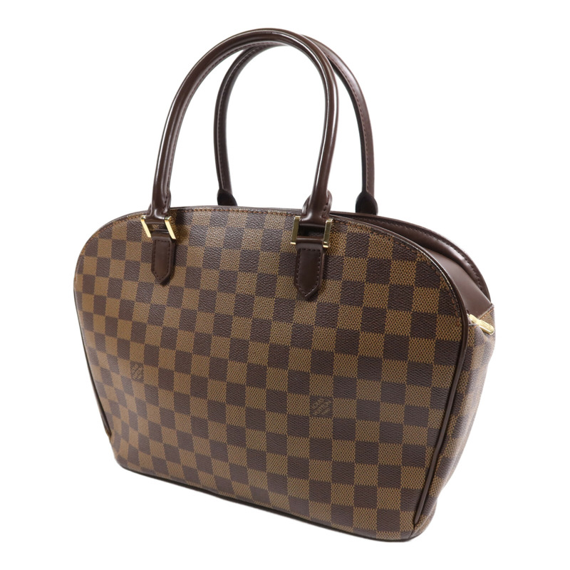 LOUIS VUITTON Damier Ebene Sarria Horizontal金扣手挽袋-2