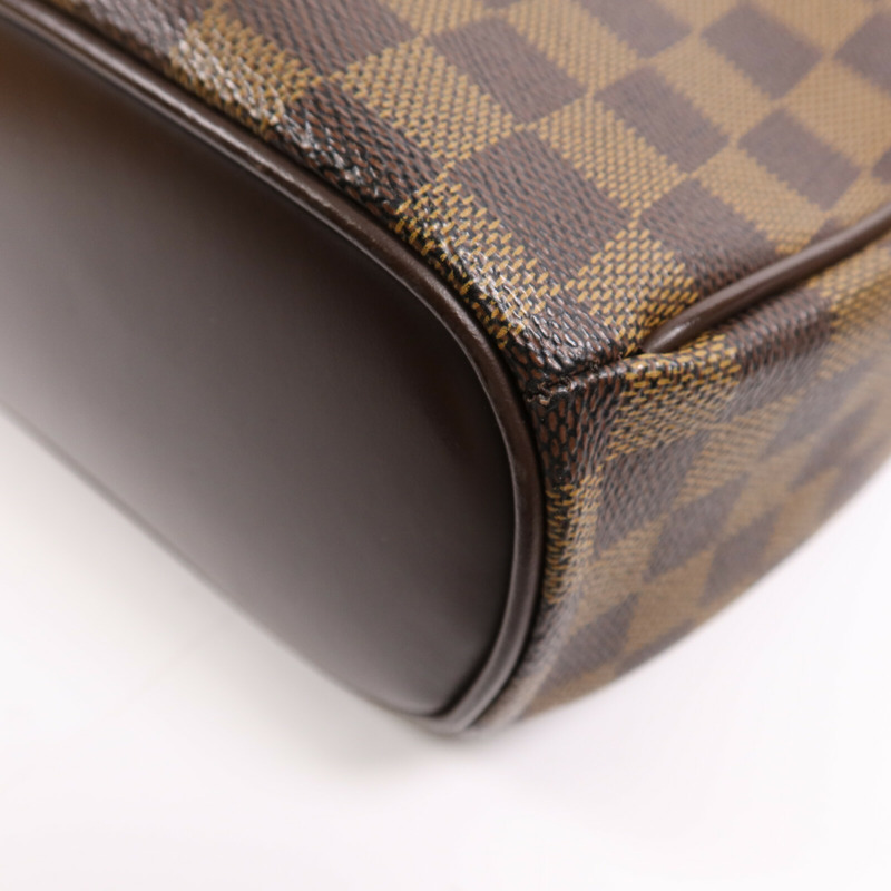 LOUIS VUITTON Damier Ebene Sarria Horizontal金扣手挽袋-9