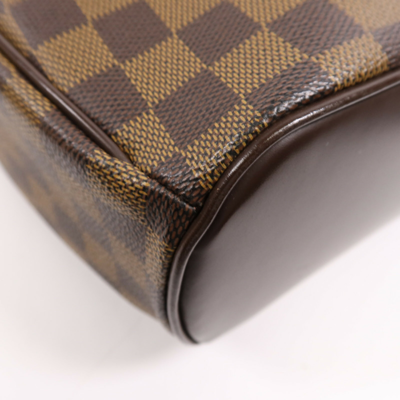 LOUIS VUITTON Damier Ebene Sarria Horizontal金扣手挽袋-10