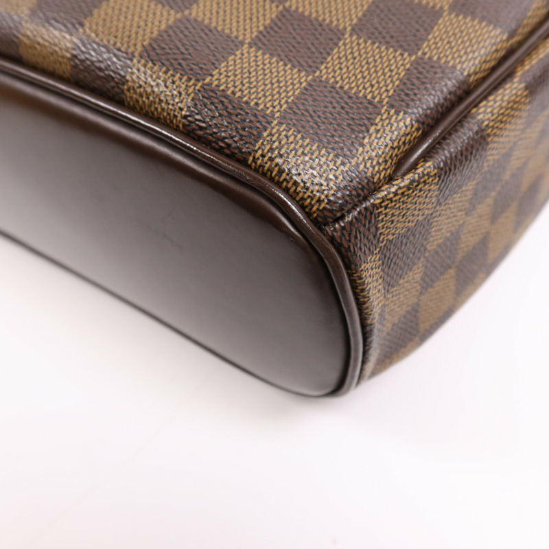 LOUIS VUITTON Damier Ebene Sarria Horizontal金扣手挽袋-11