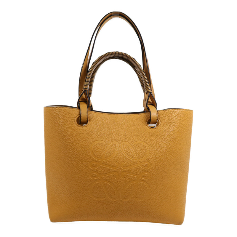 LOEWE 牛皮皮革Anagram Tote Bag手挽肩背兩用袋-0