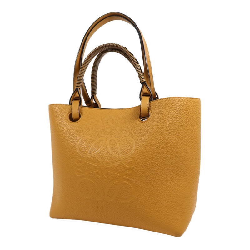 LOEWE 牛皮皮革Anagram Tote Bag手挽肩背兩用袋-2