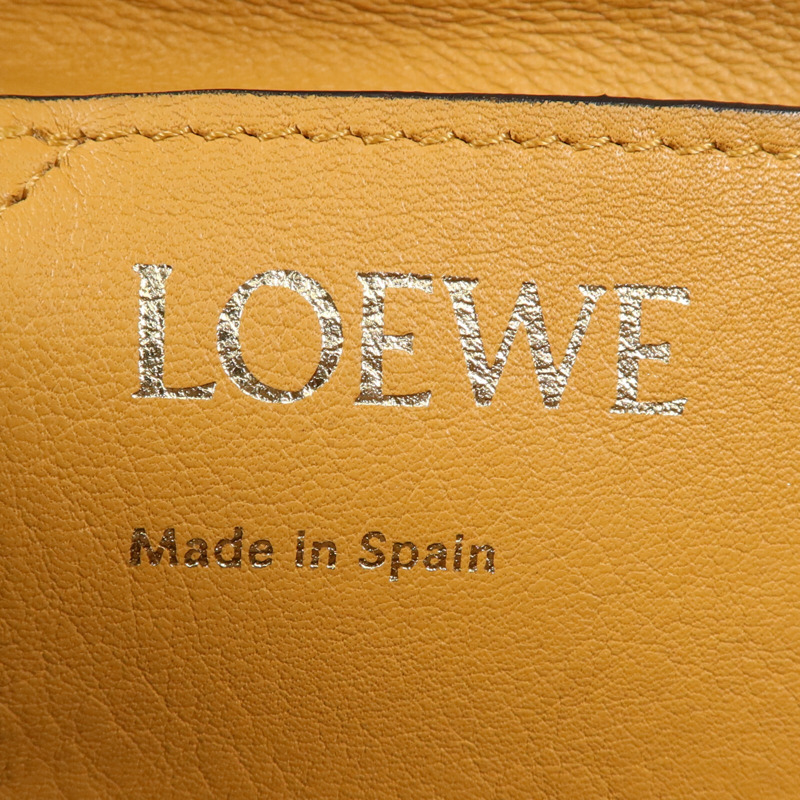 LOEWE 牛皮皮革Anagram Tote Bag手挽肩背兩用袋-12