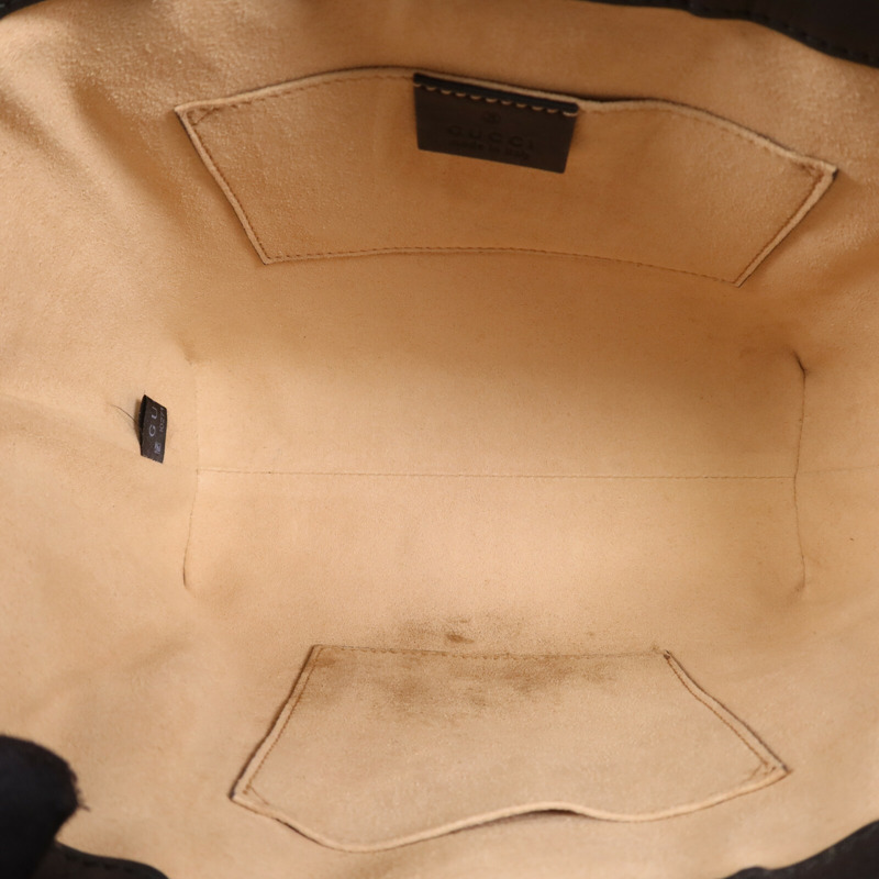 GUCCI 麂皮皮革Chain Shoulder Bag金扣手挽肩背兩用袋-13