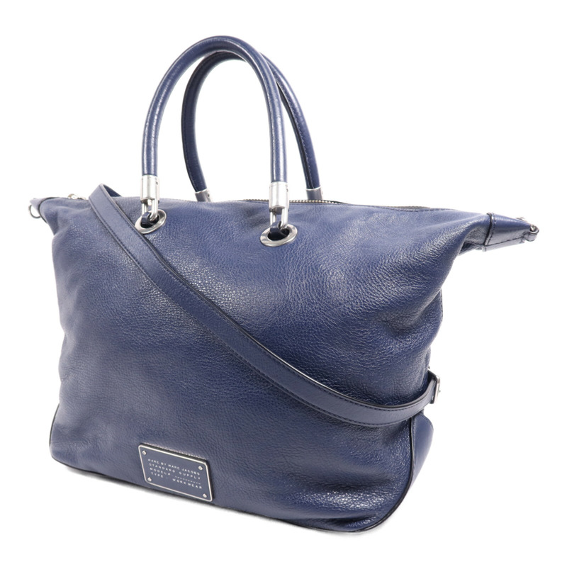 MARC JACOBS 牛皮皮革2 Way Shoulder Bag銀扣肩背袋-2