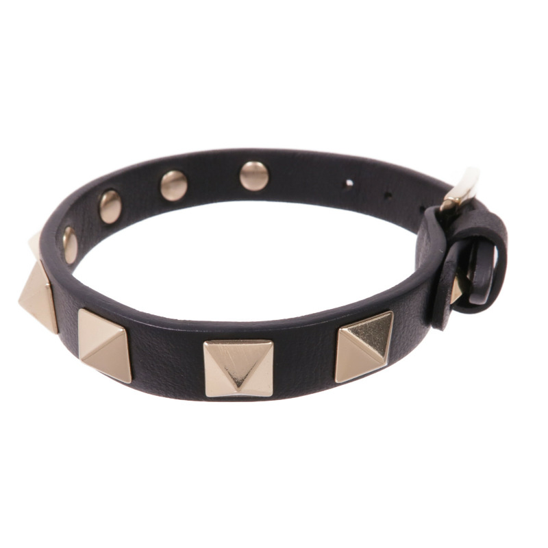 Valentino 牛皮皮革/金屬Bracelet手帶-1