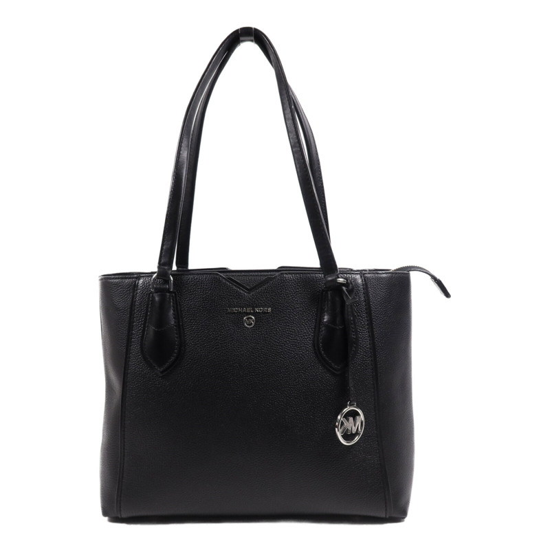 Michael Kors 牛皮皮革Shoulder Bag銀扣肩背袋-0