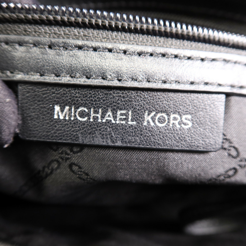 Michael Kors 牛皮皮革Shoulder Bag銀扣肩背袋-13