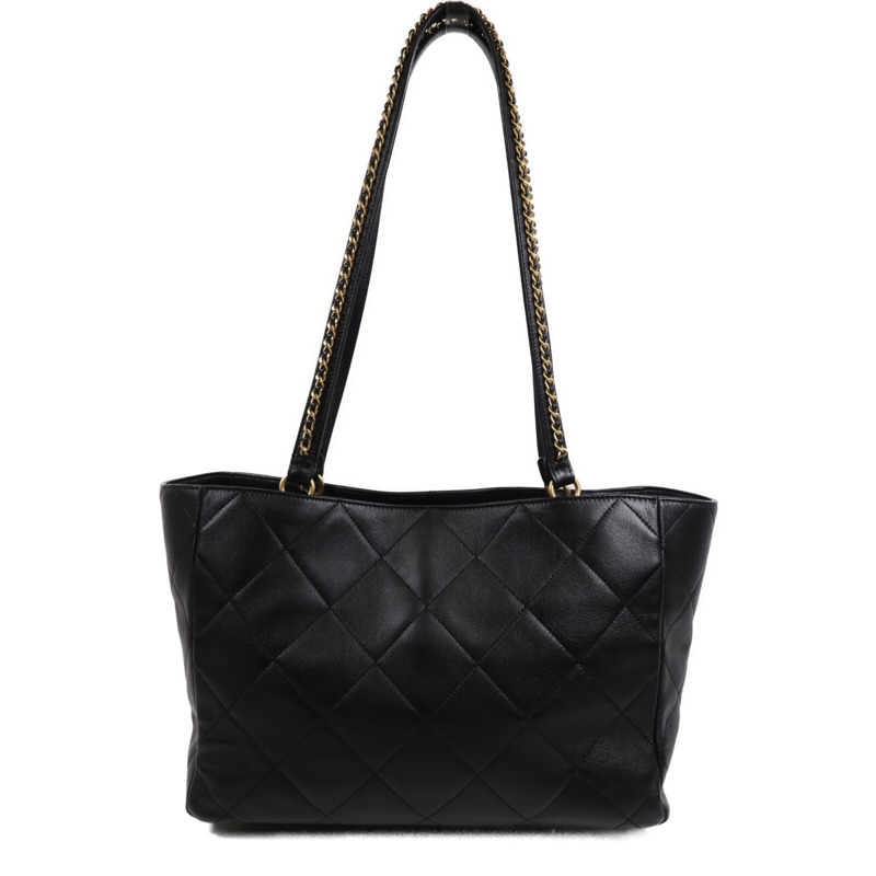 CHANEL 牛皮皮革Matelasse Tote金扣手挽袋-1