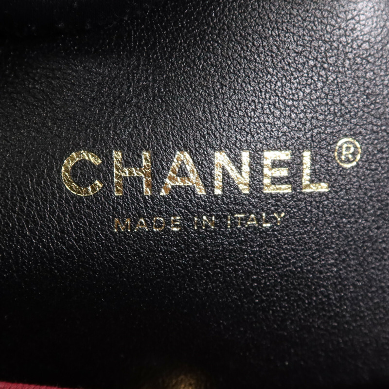CHANEL 牛皮皮革Matelasse Tote金扣手挽袋-15