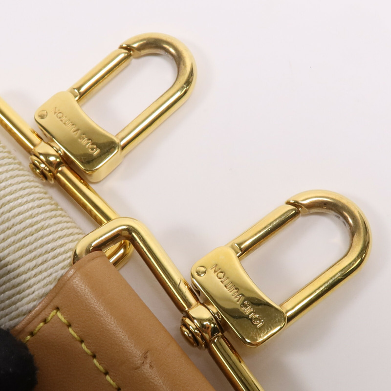 LOUIS VUITTON Monogram Utility金扣手挽肩背兩用袋棕色-10