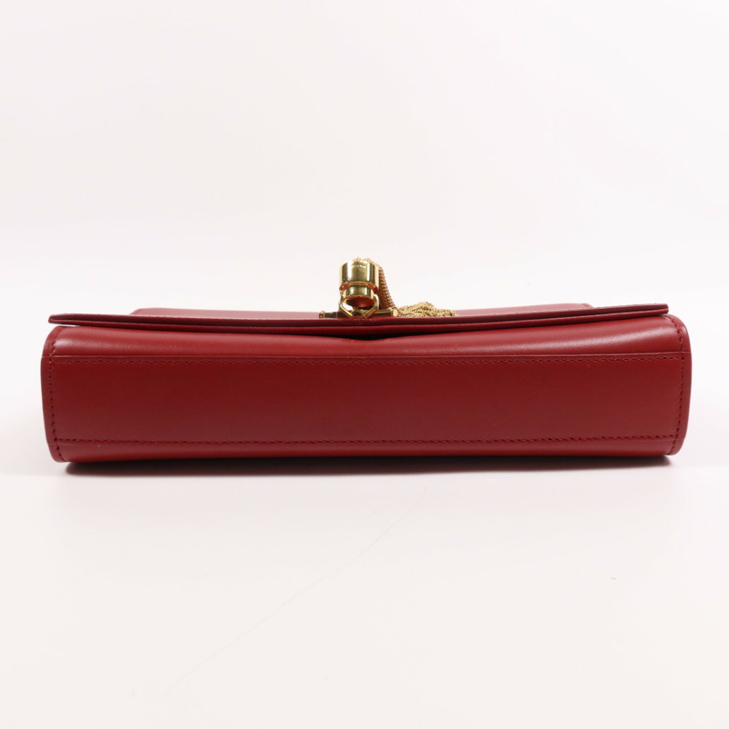 YVES SAINT LAURENT 牛皮皮革Kate Tassel金扣鏈帶肩背袋-3