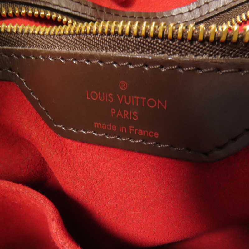 LOUIS VUITTON Damier Hampstead MM金扣手挽袋-8
