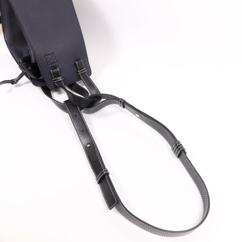 LOEWE 牛皮皮革Hammock DW Small金扣手挽肩背兩用袋-8