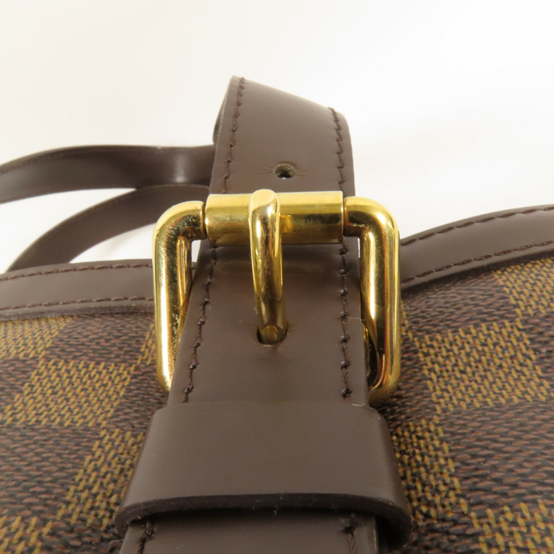 LOUIS VUITTON Damier Hampstead MM金扣手挽袋-6