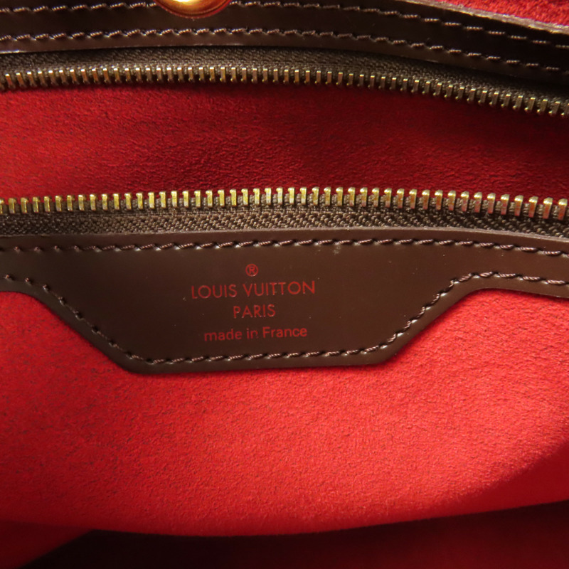 LOUIS VUITTON Damier Hampstead MM金扣手挽袋-8