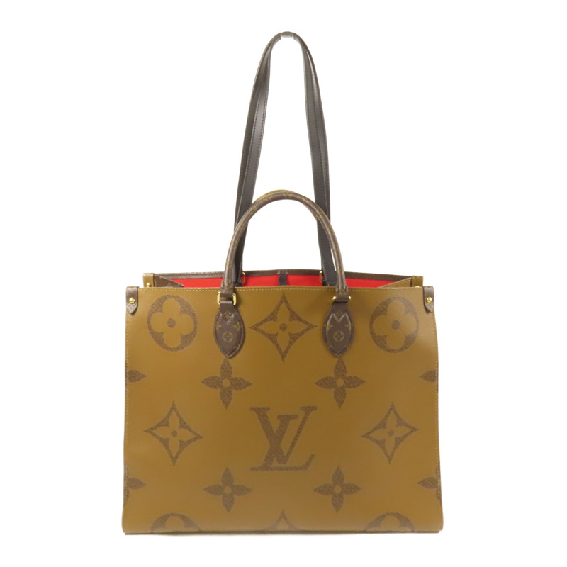 LOUIS VUITTON Monogram Giant OnTheGo GM金扣手挽肩背兩用袋-1
