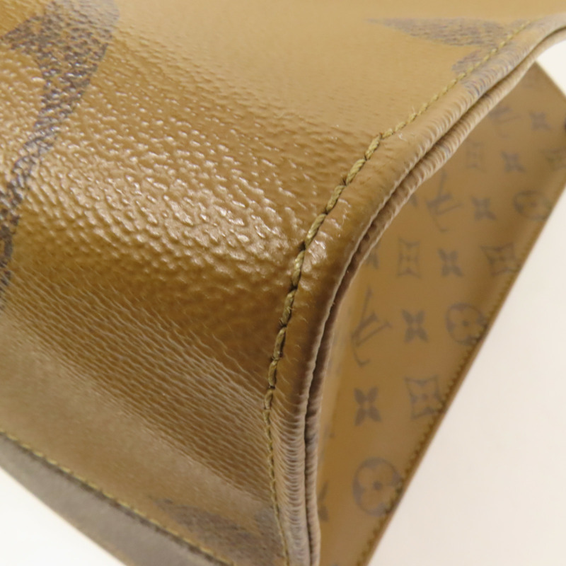 LOUIS VUITTON Monogram Giant OnTheGo GM金扣手挽肩背兩用袋-12