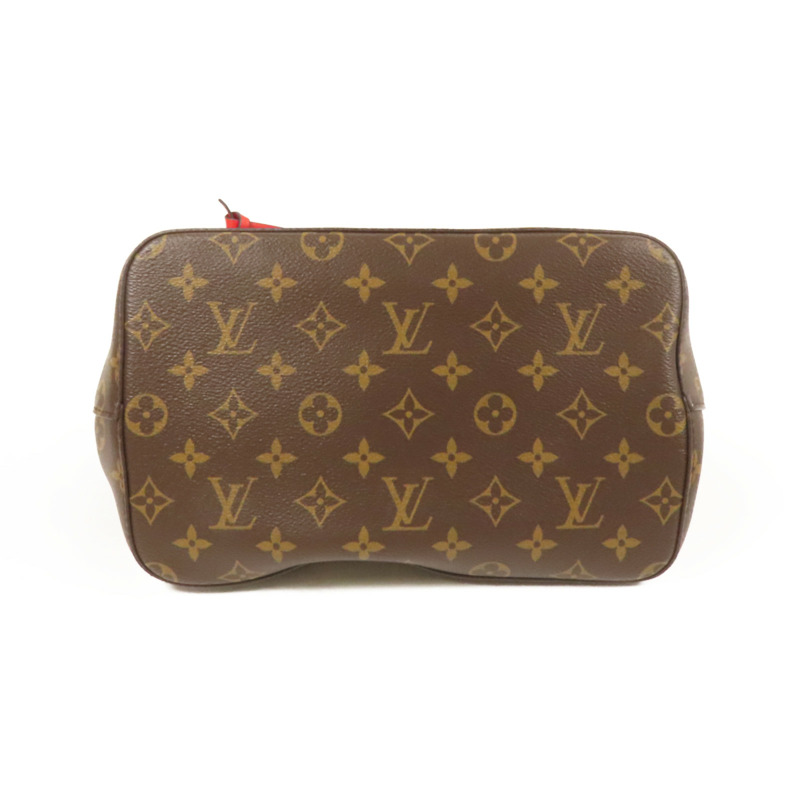 LOUIS VUITTON Monogram Neo Noe Bucket Bag金扣肩背袋Coquelicot-3