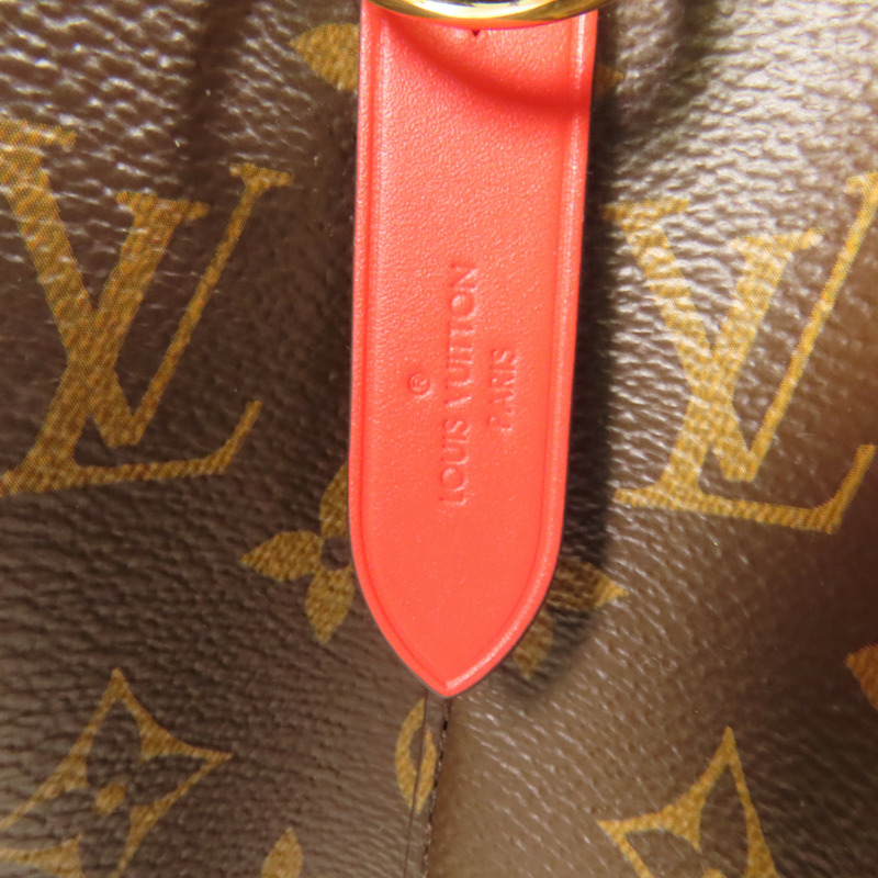LOUIS VUITTON Monogram Neo Noe Bucket Bag金扣肩背袋Coquelicot-7