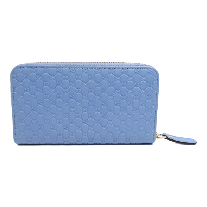 GUCCI 牛皮皮革Zipper Wallet金扣長錢包-1