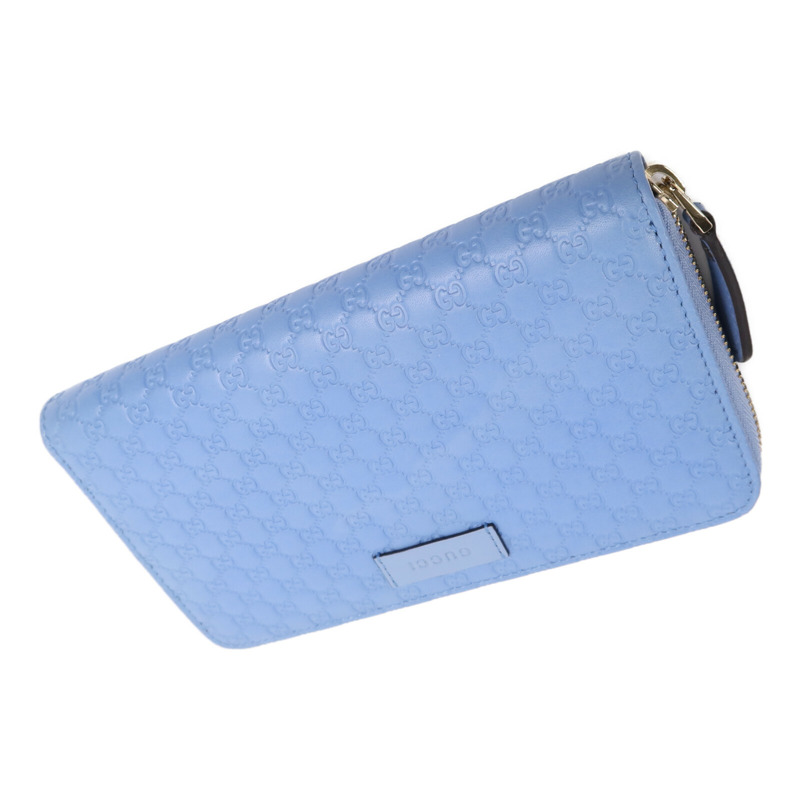 GUCCI 牛皮皮革Zipper Wallet金扣長錢包-2