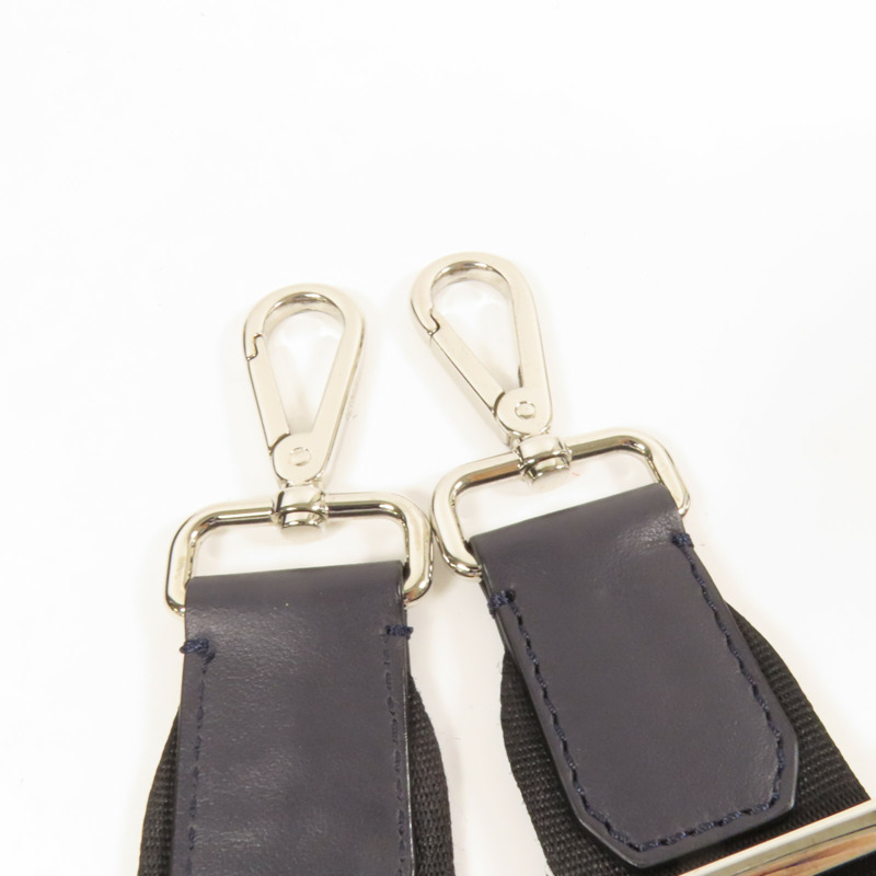 FENDI 尼龍/皮革Shoulder Bag銀扣手挽肩背兩用袋-8