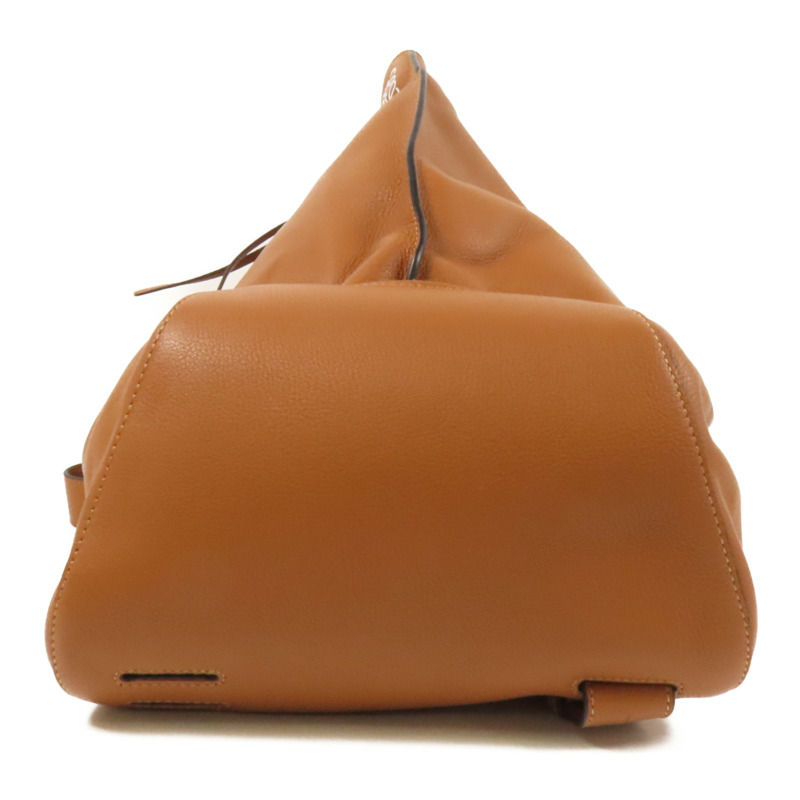 LOEWE 牛皮皮革Anton Bag銀扣肩背袋-3