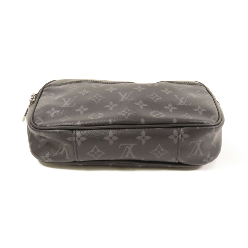 LOUIS VUITTON Monogram Eclipse Bum Bag銀扣手挽肩背兩用袋-3