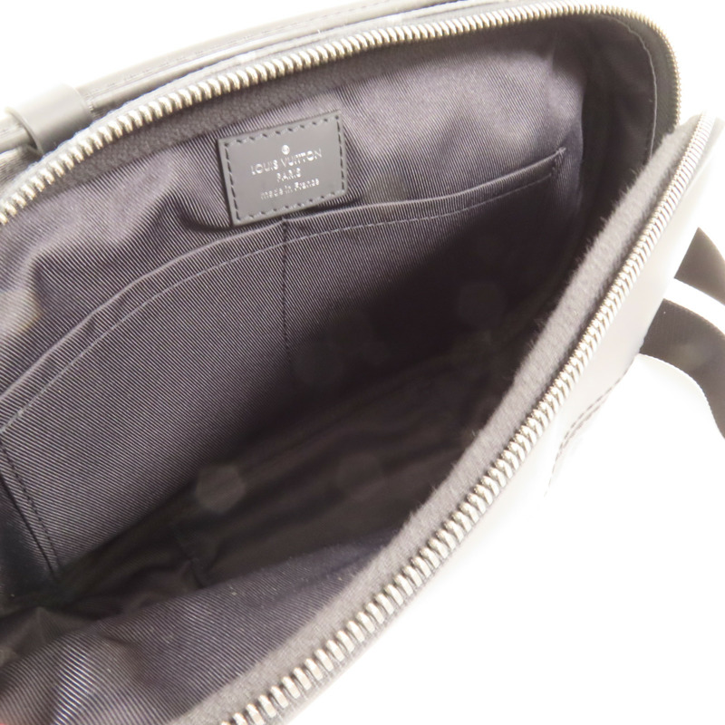 LOUIS VUITTON Monogram Eclipse Bum Bag銀扣手挽肩背兩用袋-5