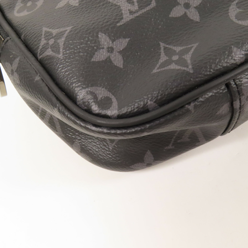 LOUIS VUITTON Monogram Eclipse Bum Bag銀扣手挽肩背兩用袋-15