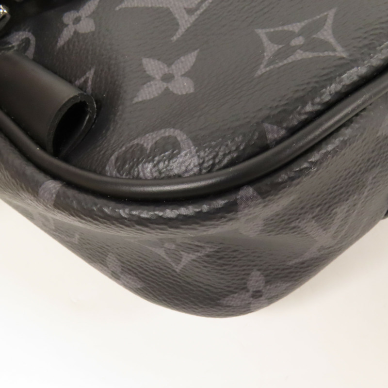 LOUIS VUITTON Monogram Eclipse Bum Bag銀扣手挽肩背兩用袋-17