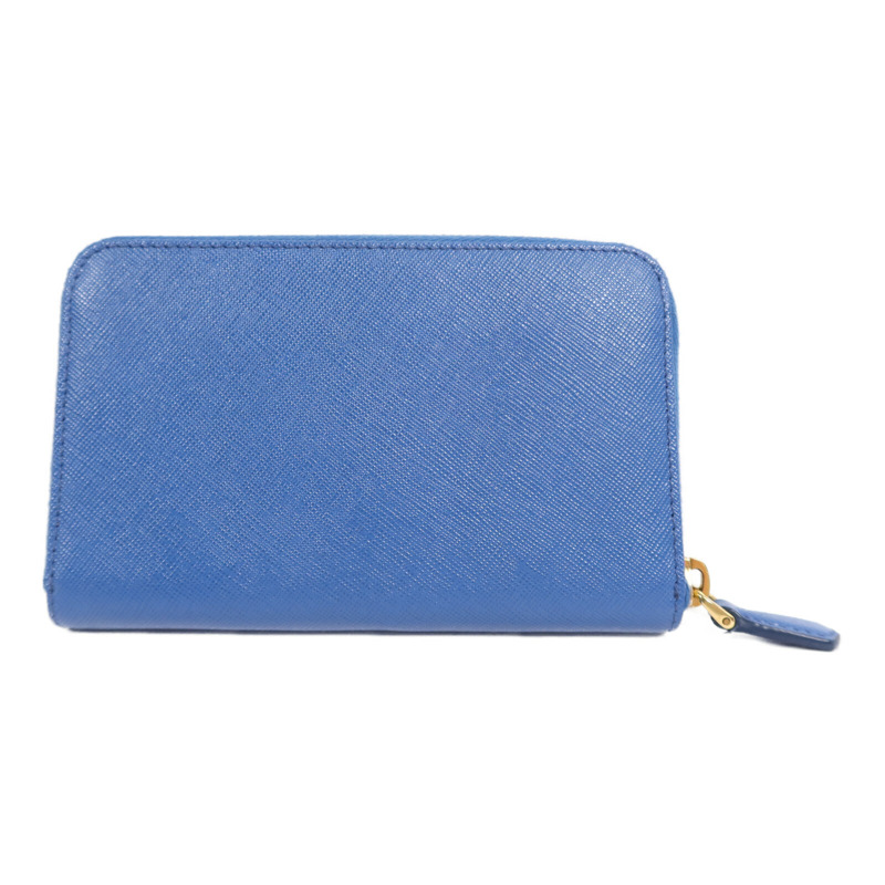 PRADA 牛皮皮革Wallet金扣長錢包-1