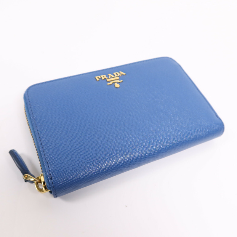 PRADA 牛皮皮革Wallet金扣長錢包-2