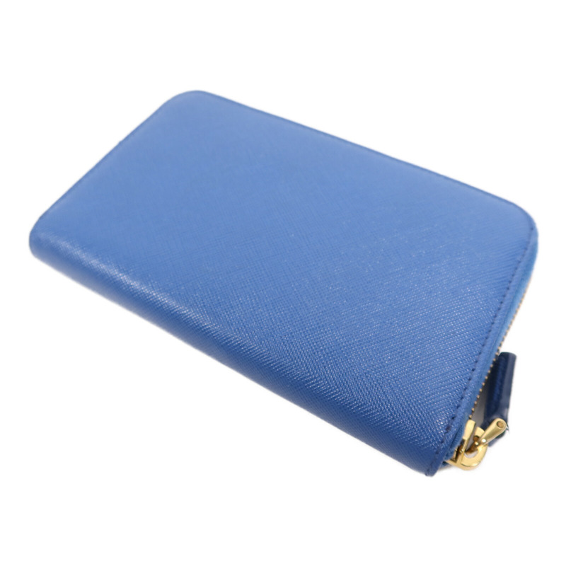 PRADA 牛皮皮革Wallet金扣長錢包-3