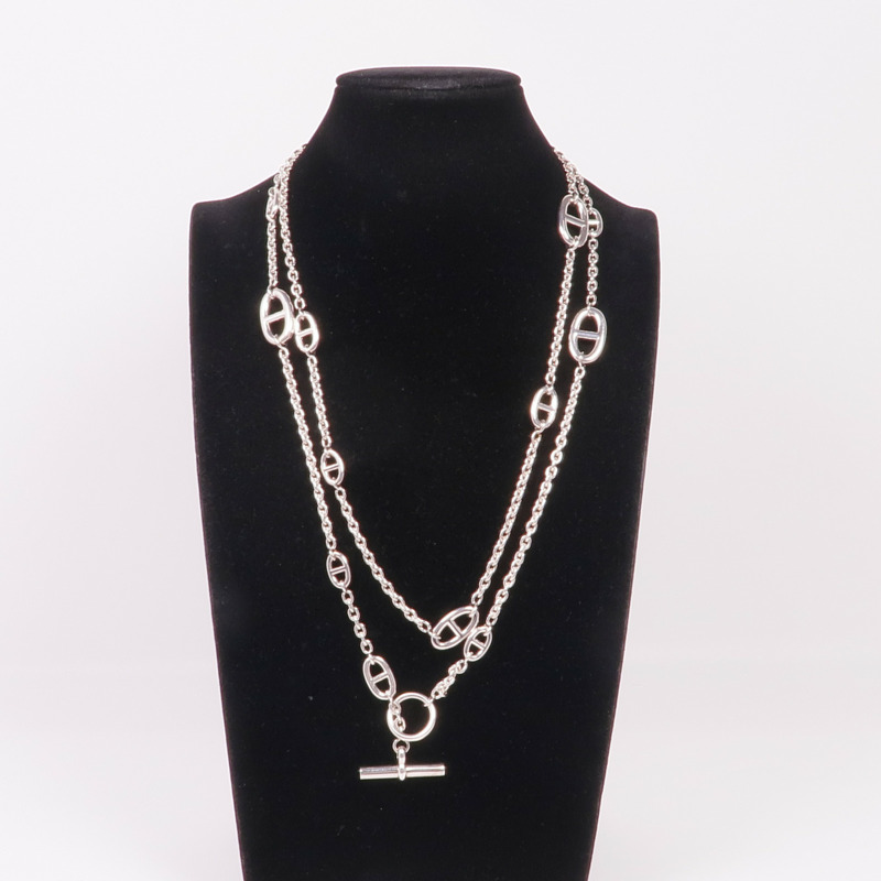 HERMES 925純銀Farandole項鍊-5