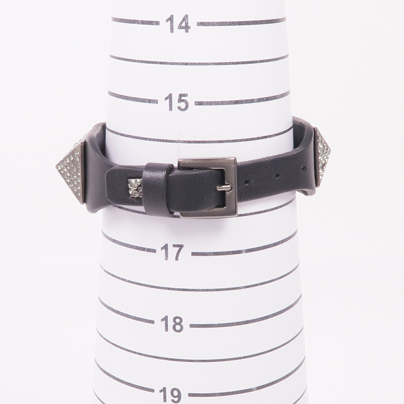 Valentino 牛皮皮革/金屬Bracelet手帶-11