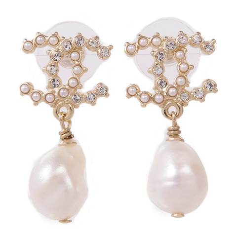 CHANEL PVC/金屬Earrings耳環