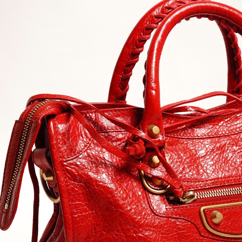 Balenciaga S City 機車包|熱戀紅-8