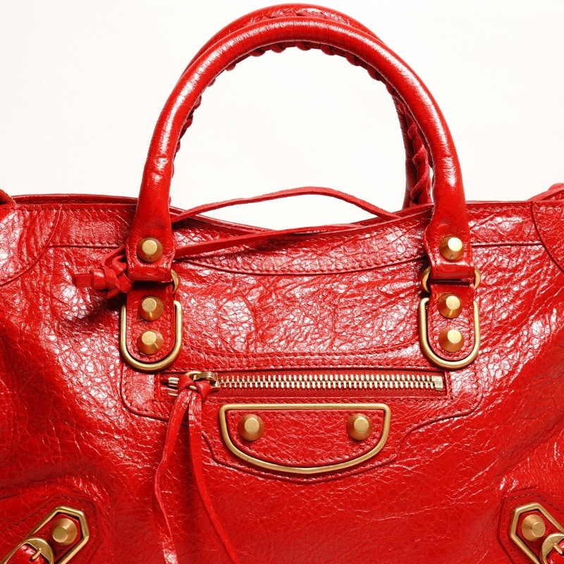 Balenciaga S City 機車包|熱戀紅-10